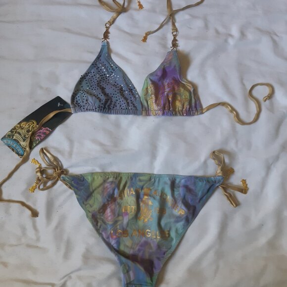 NWOT Christian Audigier bikini - Picture 7 of 12